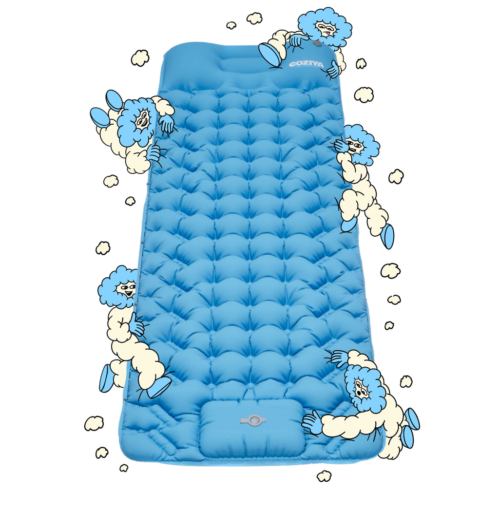 Matelas gonflable Coziya Bleu Azur