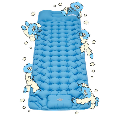 Matelas gonflable Coziya Bleu Azur