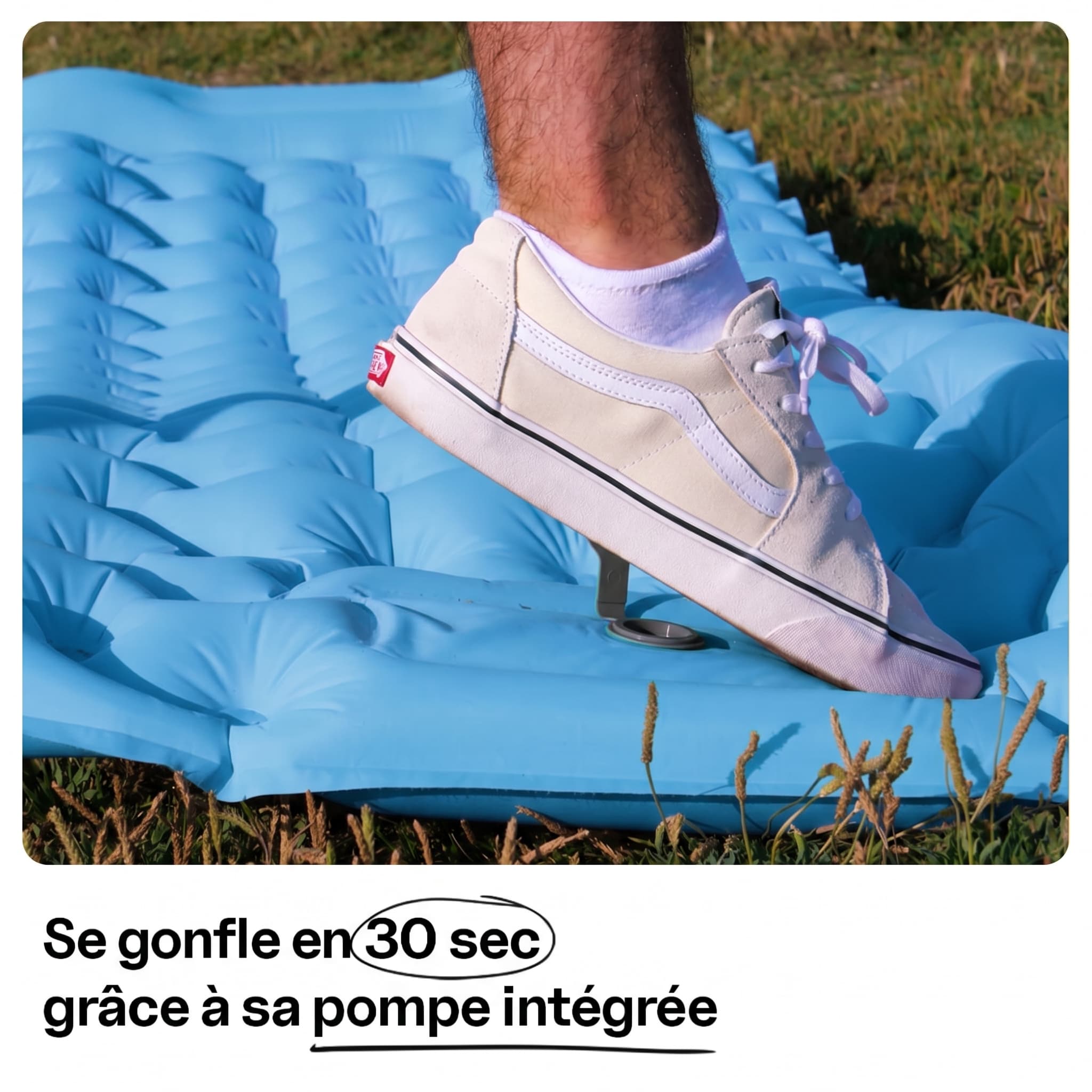 Pompe intégrée 30 secondes