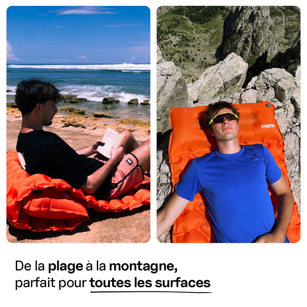 Matelas Coziya plage montagne