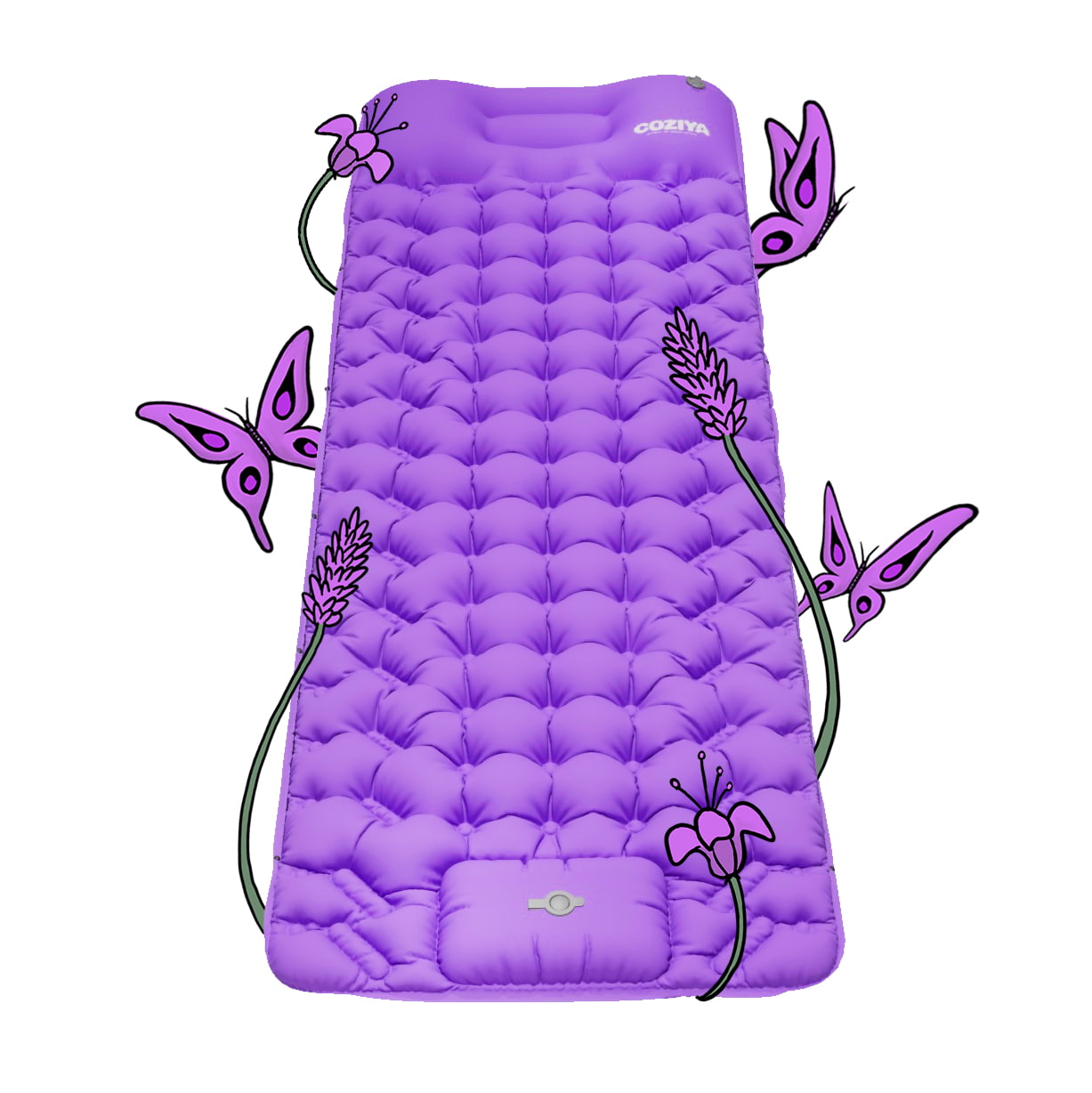 Matelas gonflable Coziya Violet Lavande